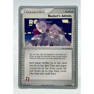 Rocket's Admin 86/109 World Championships Japanese Vintage 2004 Pokémon TCG‎ MP